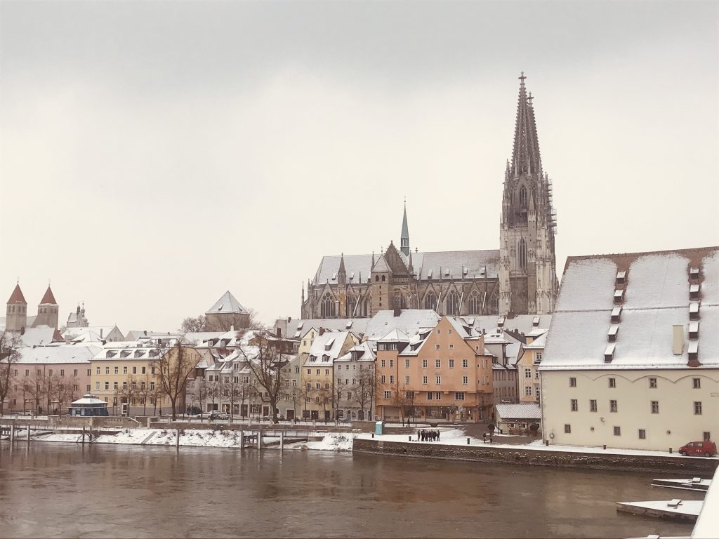 Regensburg River Winter